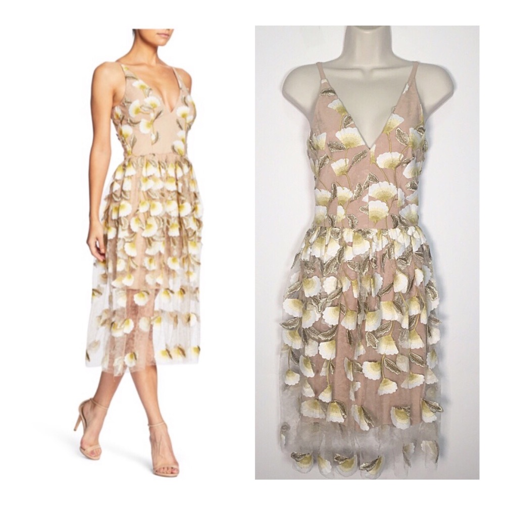 Dress the Population Embroidered Betsy Dress
